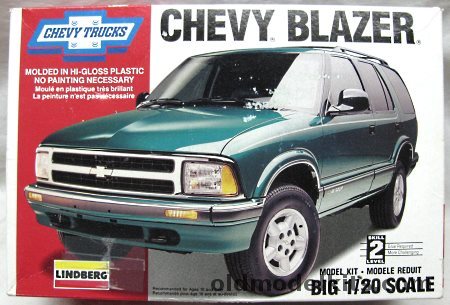Lindberg 1/20 Chevy Blazer, 72519 plastic model kit